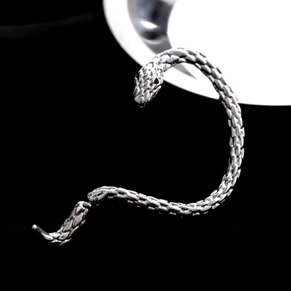 Vintage Snake Gothic Style Stainless Steel Earring - Left - Picture 4 of 8